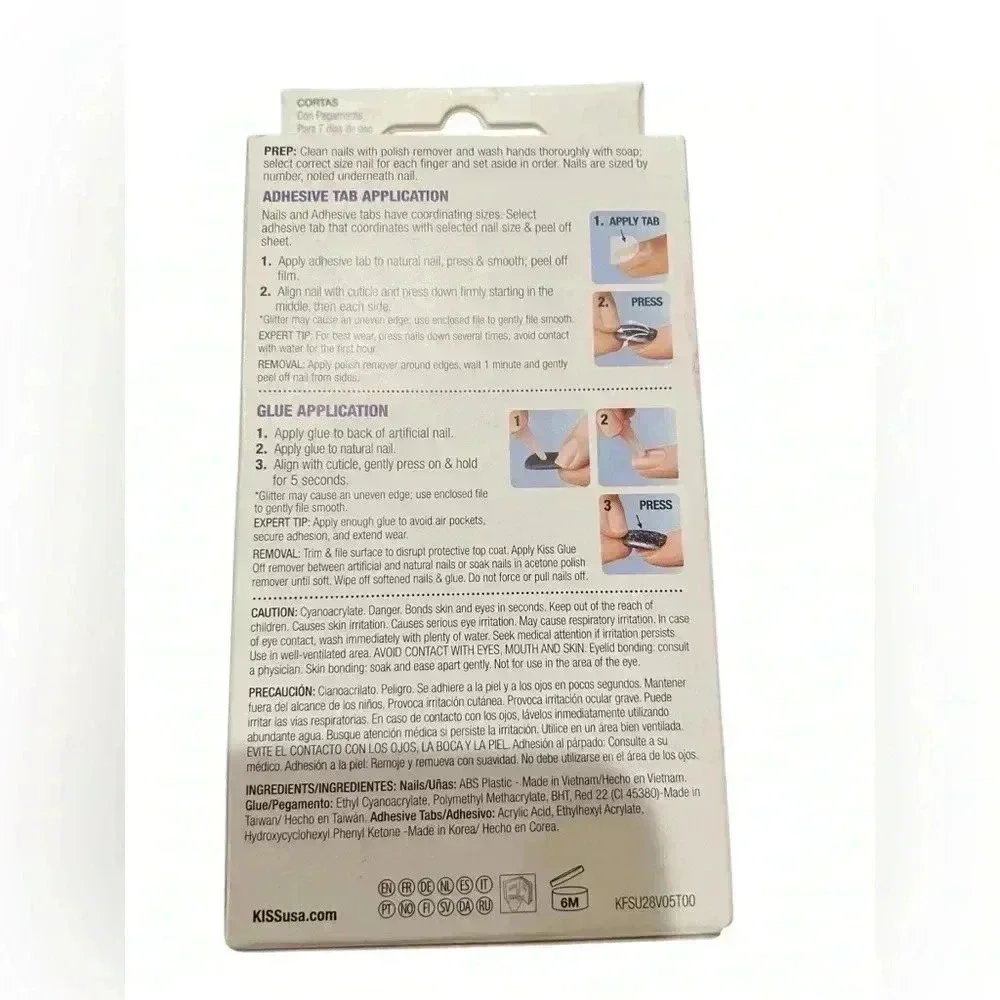 Kiss Gel Fantasy Press On Nail Kit